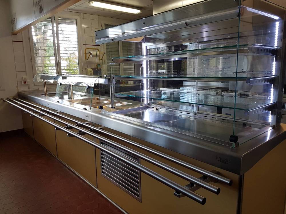 vitrine installation restaurant